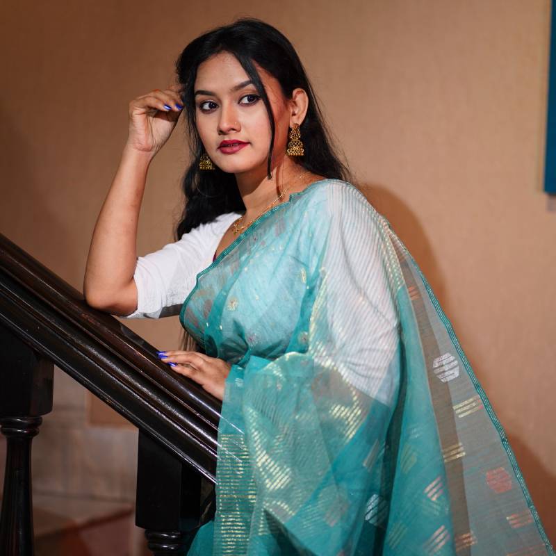জামদানী মিড বাজেটের শাড়ি